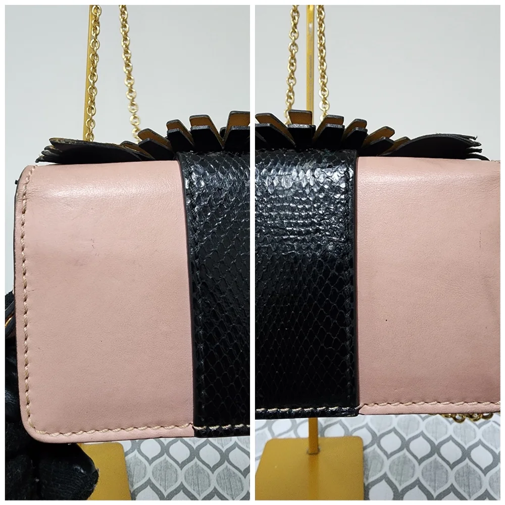 Burberry Owl Chain-Linked Crossbody Bag Multicolored - Picture 9 of 15